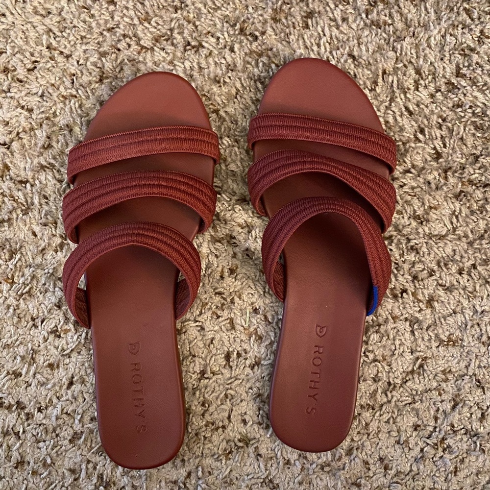 Rothy’s Sandals Sangria - WORN ONCE